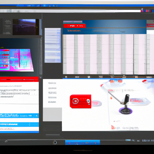 צילום מסך של תוכנת יצירת וידאו בתלת מימד עם כלים ותכונות שונות מודגשות.