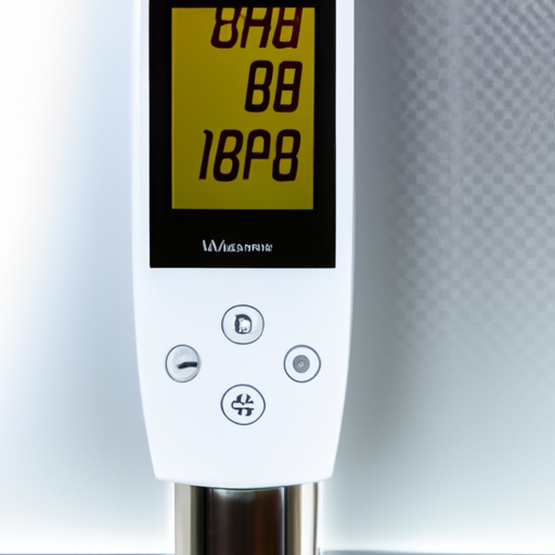 תמונה המציגה מדחום דיגיטלי המציג את הטמפרטורה האידיאלית לאחסון יין.